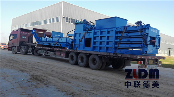 2017年2月27日DM160廢紙打包機(jī)發(fā)貨現(xiàn)場